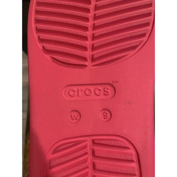 Crocs Sandals Getaway Groove Platform H-Strap Dragon Fruit Pink Women's Size 9 - Picture 4 of 5